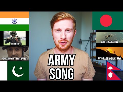 Who Has The Best ARMY SONG? (Pakistan v India v Bangladesh v Nepal)