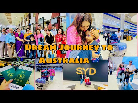 Bangladesh to Australia🇦🇺Travel Vlog||Dream Journey To Sydney||Dhaka to Singapore to Sydney||✈️