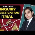 INQUIRY, INVESTIGATION and TRIAL in CrPC (Best Explanation)| Criminal Procedure Code | CrPC in Hindi