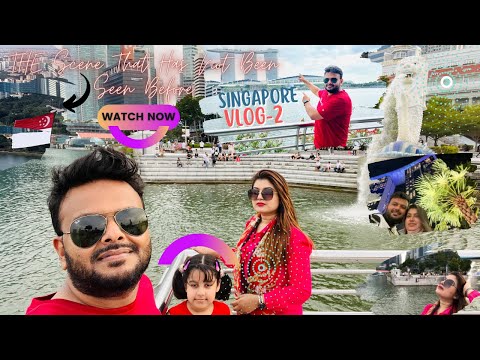 Singapore Travel From Bangladesh || Part 2 || Marina Bay Sands||Merlion Park || sky park observation