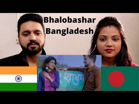 INDIAN REACTION ON Bhalobashar Bangladesh | Bushra Shahriar | Bangla new song 2017