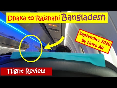 Novo Air VQ 993 Flight Review | Dhaka to Rajshahi Bangladesh