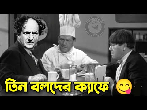 Three Stooges Cafe | Bangla Funny Dubbing | Bangla Funny Video | Khamoka tv