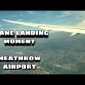 Plane landing Heathrow Airport, Biman Bangladesh Airlines, Uk Travel