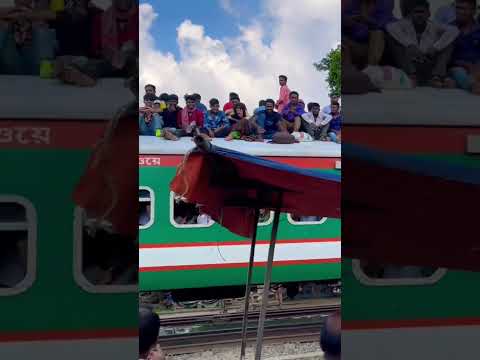 Crazy train travel during Eid in Bangladesh