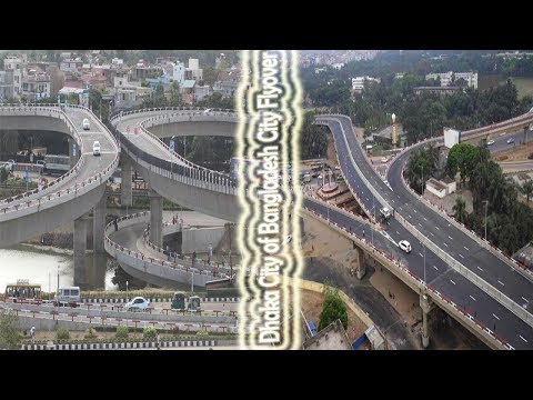 Dhaka City of Bangladesh Drive Flyover Road Development | Purbachal 300 Feet Road Guide Rupganj