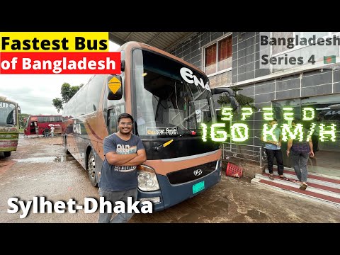 HIGH-SPEED and CRAZY Ride in HYUNDAI Universe | Fastest Bus | ENA Transport | Bangladesh Series #4