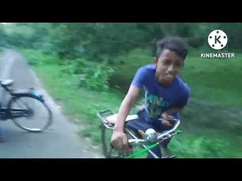 Bangla funny video . সাইকেল চালানো শিখছে হাবু ।।।#asifgamingyt