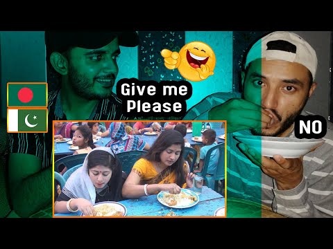 Reaction to Village Wedding Food Sujapur  Bangladeshi culture  Marriage Food reaction