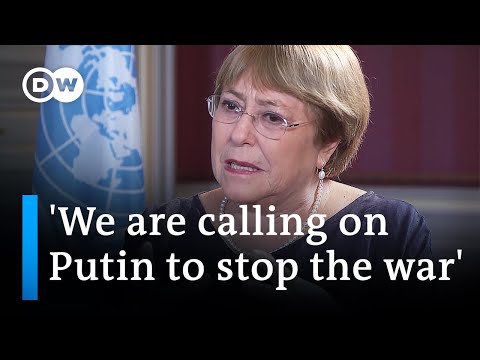 Bachelet: 'Really concerned' about Russian trials of Ukrainian POWs | DW News