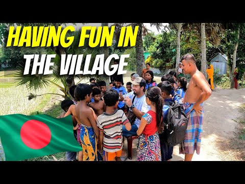 Everyday BANGLADESH VILLAGE LIFE 🇧🇩 Visiting Local Village School and Village Breakfast in Ekduaria