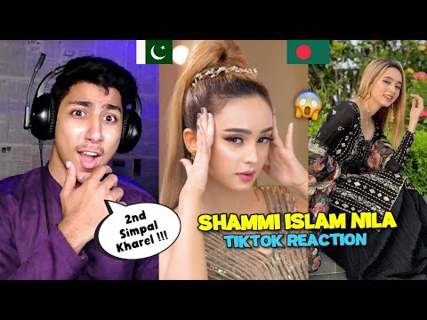 Pakistani Reaction on Bangladeshi Tiktoker | Shammi Islam Nila TikTok Videos | Maadi Reacts