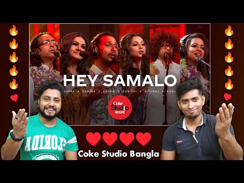 Indian Reaction On | Hey Samalo | Coke Studio Bangla | Bappa X Samina X Arnob | The Bongs Reaction