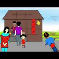 বান্দর পোলাপাইন বাচাও…😳🤣 Bangla funny cartoon | Cartoon animation video | flipaclip animation