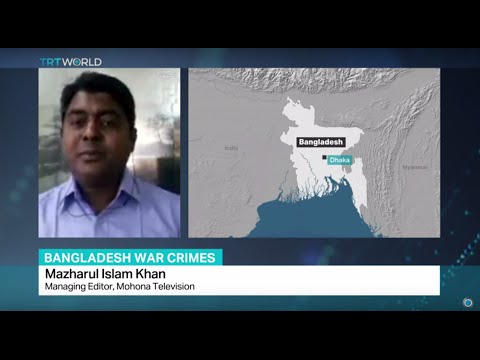 Interview with Mazharul Islam Khan from Mohona Television on Bangladesh war crimes