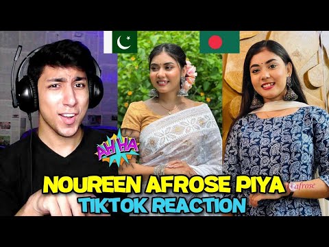 Pakistani Reaction on Bangladeshi | Noureen Afrose Piya Latest TikTok Videos | Maadi Reacts