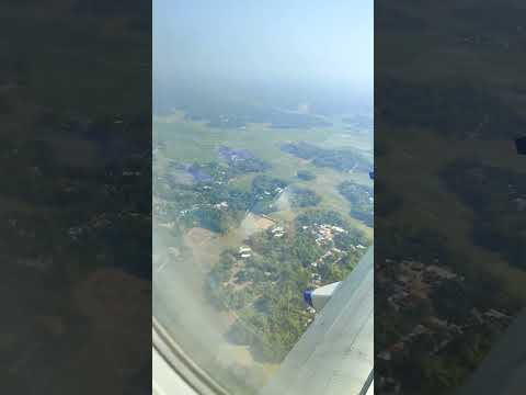 Flying over Bangladesh and India | Traveling by flight | Beautiful nature and green