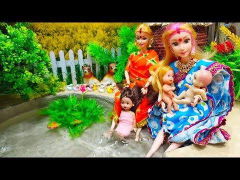 My Little Pari Part-204 || ডোডো ও রাই সোনা প্রথম পুকুরে স্নান করলো || Putuler Golpo