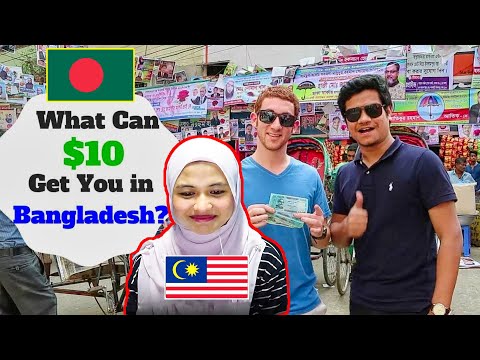 What Can $10 Get You in DHAKA, BANGLADESH? | Malay Girl Reacts
