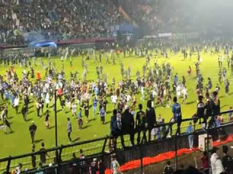 BREAKING : More than 100 people died after a riot broke out at an Liga 1 football match in Indonesia