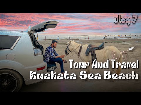 Kuakata sea beach | Tour and travel | vlog 07 | long drive | Mitsubishi | Bangladesh vloggers