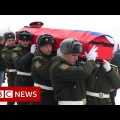 Russians grieve soldiers killed in Ukraine – BBC News