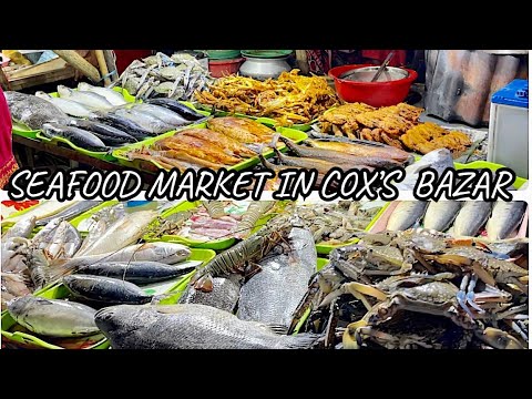 Cheapest seafood market in Cox’s Bazar- Bangladesh.