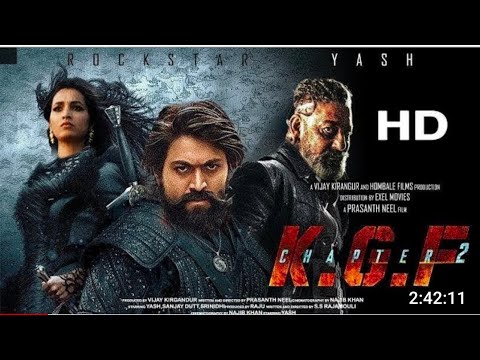 KGF Chapter 2 Hindi Dubbed Full Movie 2022 | Yash, Srinidhi Shetty, Sanjay Dutt south movie