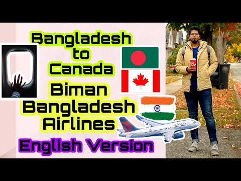 Bangladesh to Canada Travel vlog | Biman Bangladesh Airlines | International Student | Fall 2022