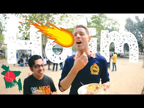 Halim | Foreigner Tries Bangladeshi Street Food (So SPICY!🔥) Bangladesh Travel Vlog (Ep. 5)