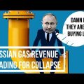 RUSSIAN Gas Revenue Set to COLLAPSE as Europe Switches Off & Uses STORAGE & LNG This Winter