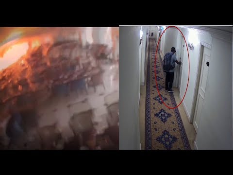 Moment of explosion at Sri Lanka's Kingsbury Hotel caught on CCTV