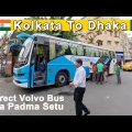 India 🇮🇳 to Bangladesh 🇧🇩 Bus Journey | Kolkata to Dhaka GREENLINE VOLVO Travel With Robin