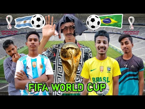 FIFA World Cup || Argentina Vs Brasil || Bangla Funny Video || Team On Tazim || It's Tazim