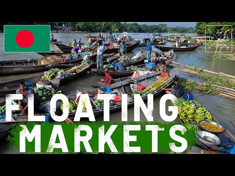 FLOATING MARKETS of BARISAL, BANGLADESH 🇧🇩  | Barisal Travel Vlog, Bangladesh Travel Vlog