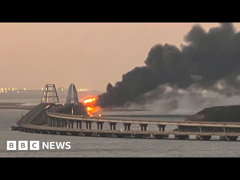 Ukraine: Russia detains eight people over Crimea bridge attack – BBC News