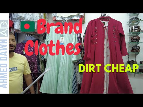 Buying Brand Name Female Clothes In Dhaka At Dirt Cheap Prices | Bangladesh Garment Outlet Clothes