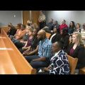 Tiffany Moss reacts as jury recommends death penalty