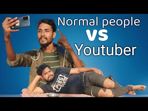 Normal people vs Youtuber | Bangla funny video | Behuda boys | Rafik | Tutu