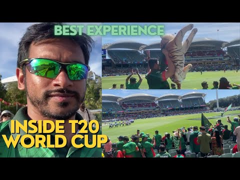 Watched BANGLADESH vs PAKISTAN match in Adelaide Stadium | Australia | ক্রিকেট ম্যাচ বাংলাদেশ