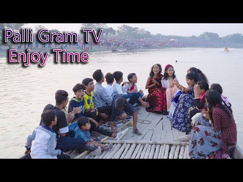 আজলামপুর নৌকা বাইচ খেলা | Sofiker New Vlog | Palli Gram TV All Team New Boat Race Vlog On River