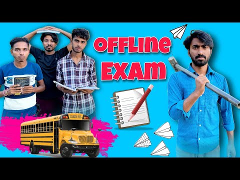 Offline Exam 2022 . Palash Sarkar . New Bangla Comedy Video . Bangla Funny Video . Bangla Natok