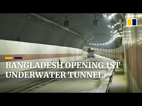 Bangladesh set to open first under-river tunnel project built with Chinese funding and contractors