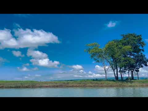 A boat ride under a blue sky 🌈🌪️…..#viralvideo #travel #bangladesh