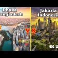 Dhaka (Bangladesh) & Jakarta (Indonesia) Drone Video.4K Ultra.World & Travel