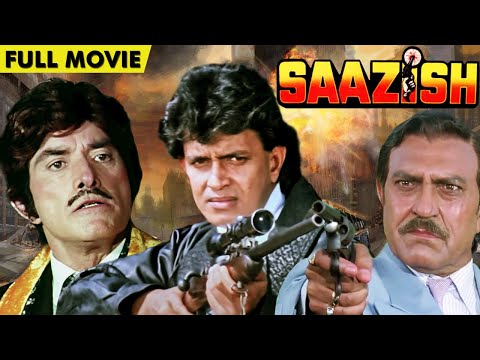 Saazish Full Movie | Raaj Kumar And Mithun Chakraborty Best Hindi Action Movie | Blockbuster Movie