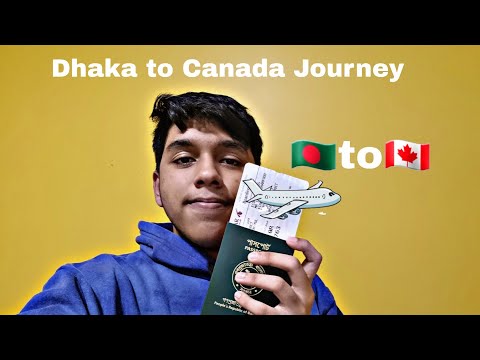 Bangladesh to Canada Journey. বাংলাদেশ থেকে কানাডা যাত্রা।Sheikh Sharfuddin