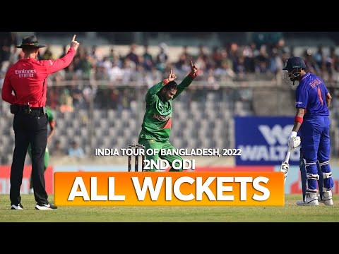 All Wickets || Bangladesh vs India || 2nd ODI || India tour of Bangladesh 2022