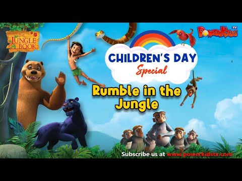 Happy Children's Day | Rumble In The Jungle | Full Movie | Hindi | The Jungle Book | @PowerKids TV