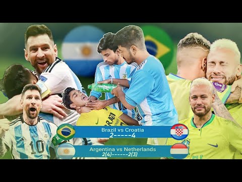 Brazil vs Croatia | Argentina vs Netherlands | fifa world cup 2022 bangla funny video